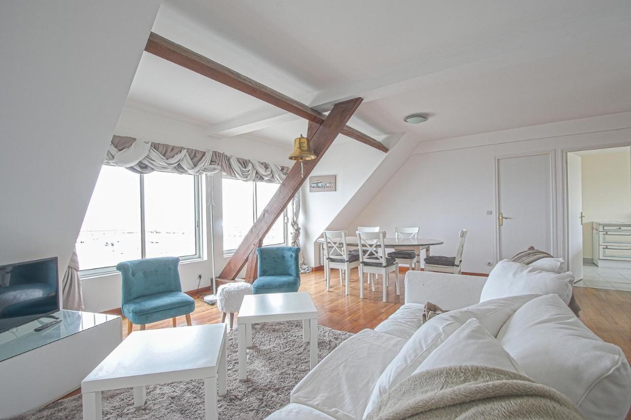 Cote Cottage Apt 3 Chambres Bien Equipee Vue Imprenable Sur Port Et Mer Etreham Exterior foto